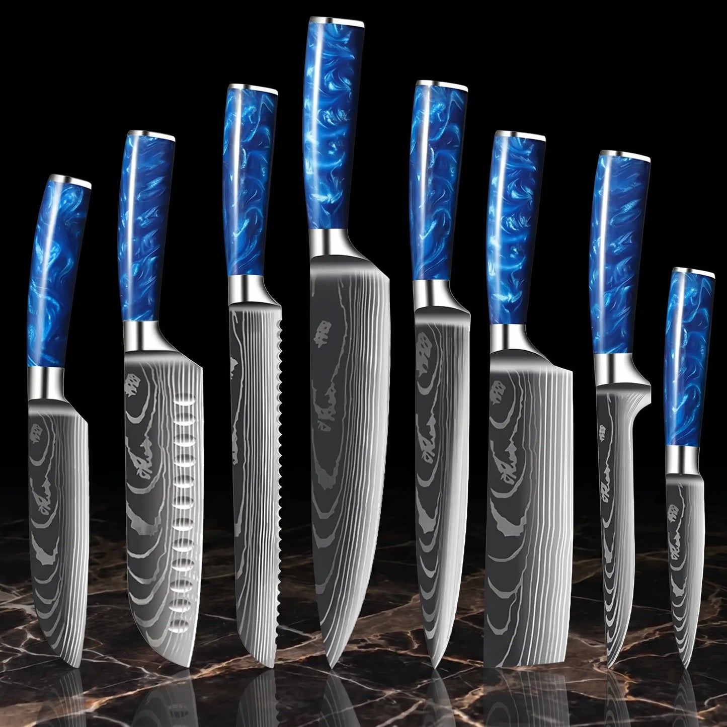 Akari Japanese Carbon Steel Knife Set