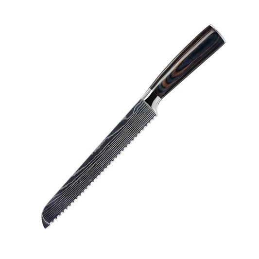 Japanese High Carbon 8" Steel Bread Knife