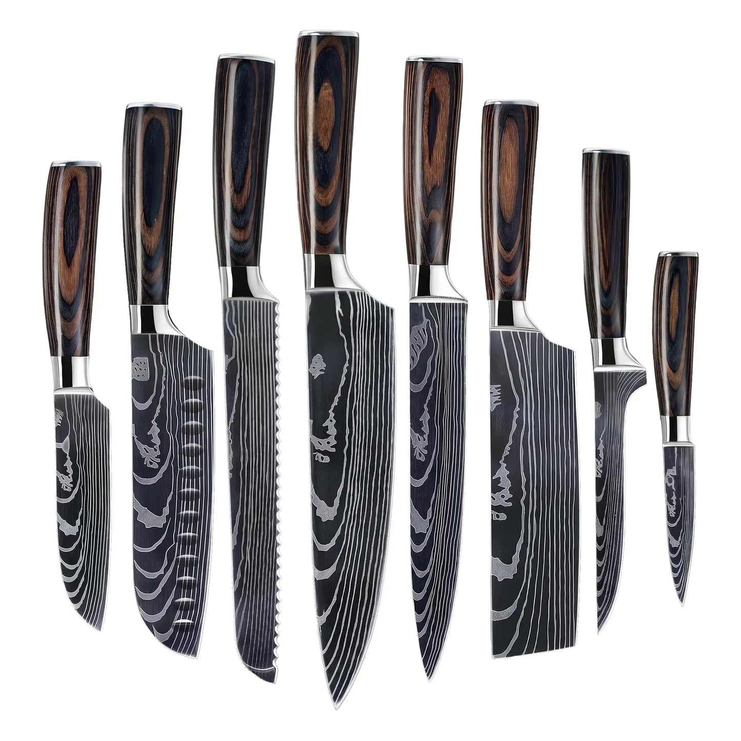 Japanese High Carbon Steel Knife Set