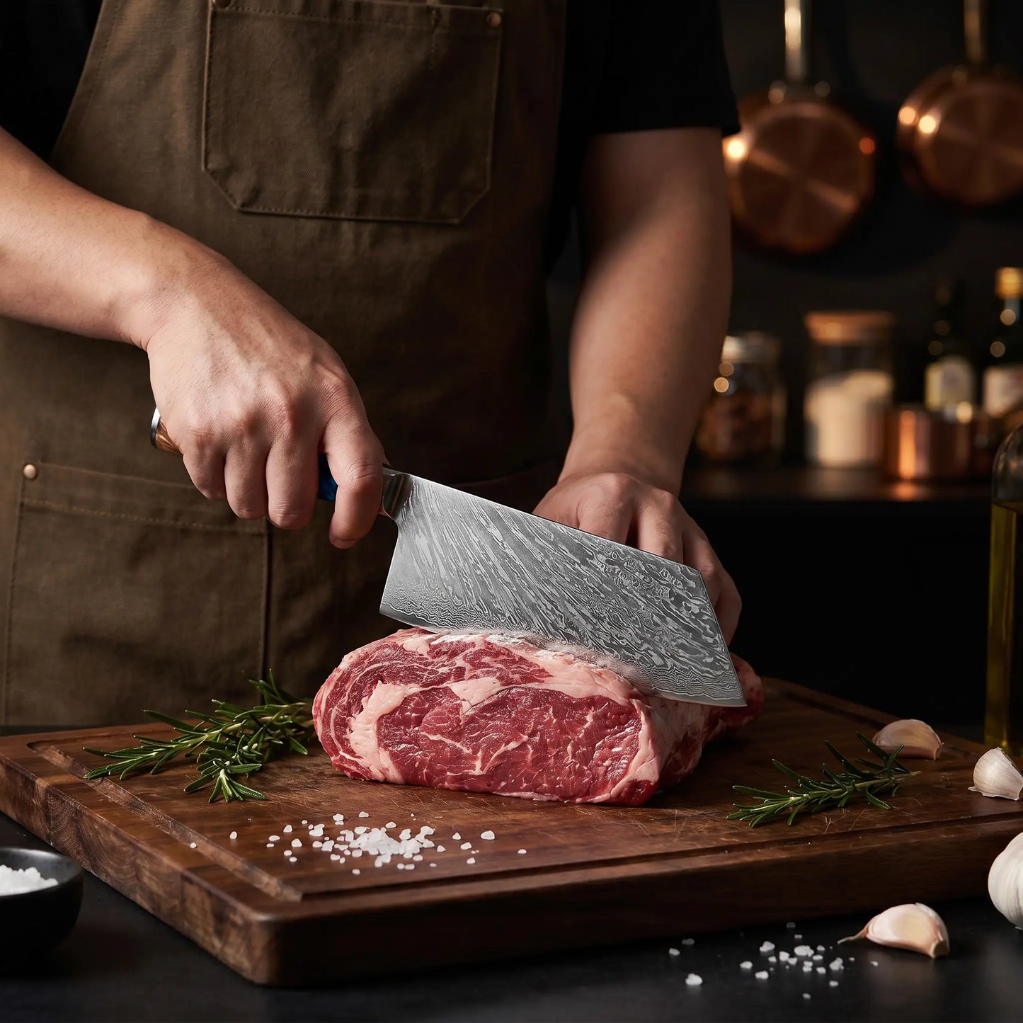 Kaizen Japanese Damascus Steel Knife Set
