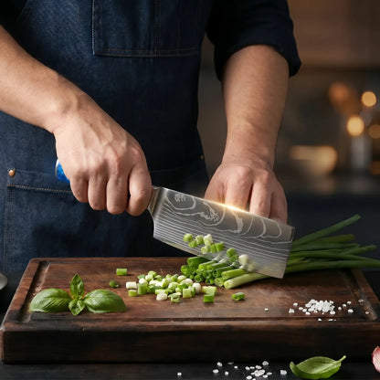 Akari Japanese High Carbon Steel 7" Cleaver