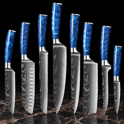 Akari Japanese Carbon Steel Knife Set