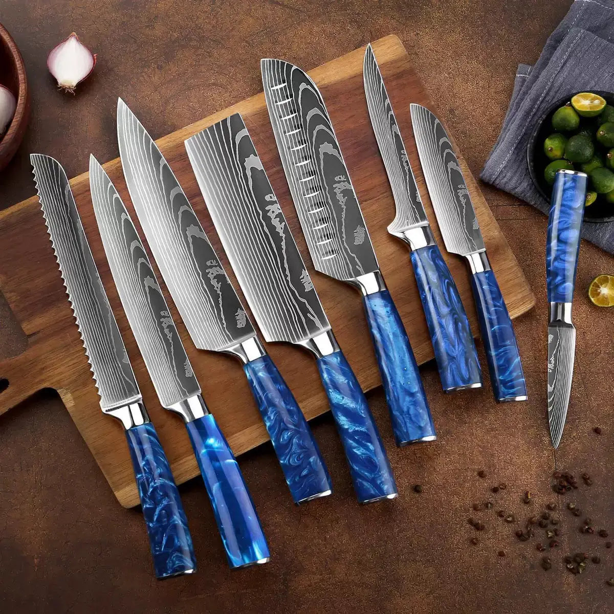 Akari Japanese Carbon Steel Knife Set
