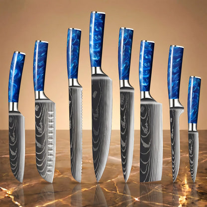 Akari Japanese Carbon Steel Knife Set
