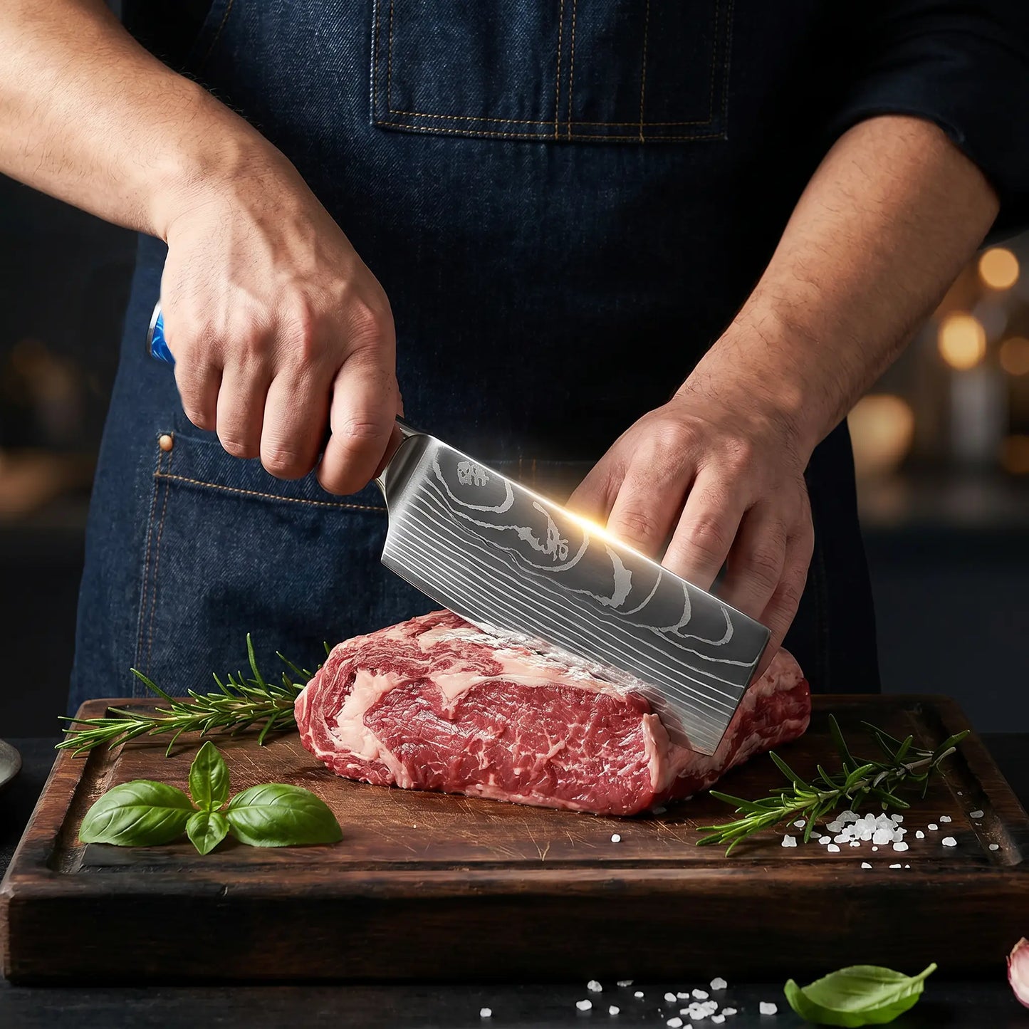 Akari Japanese High Carbon Steel 7" Cleaver