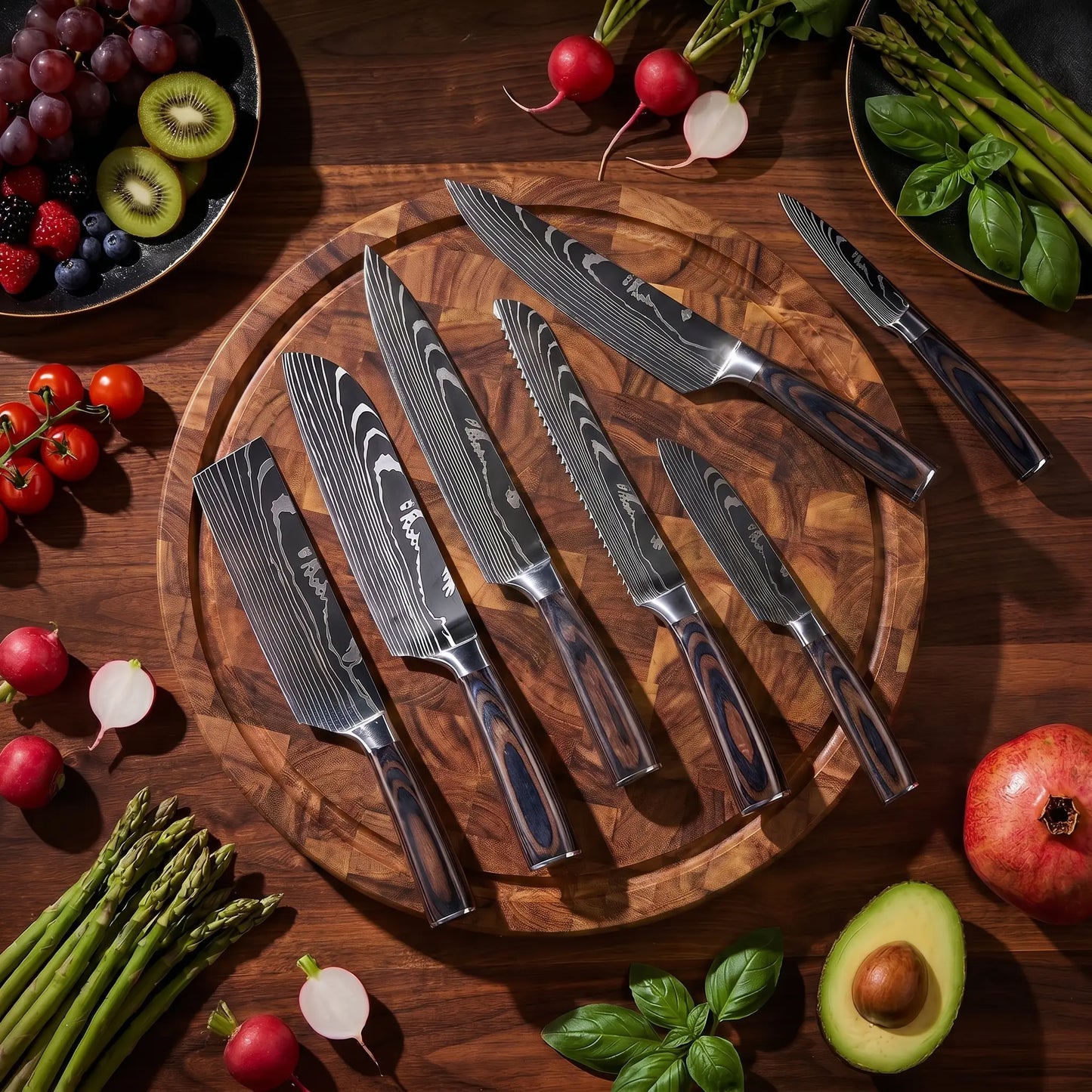 Japanese High Carbon Steel Knife Set