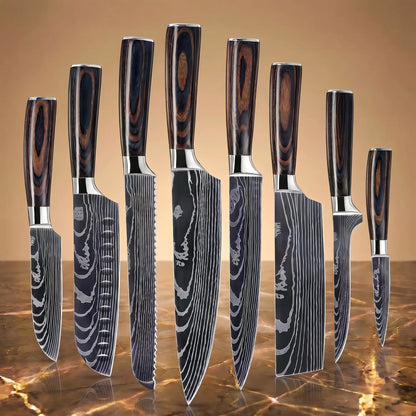 Takumi Japanese High Carbon Steel Knife Set