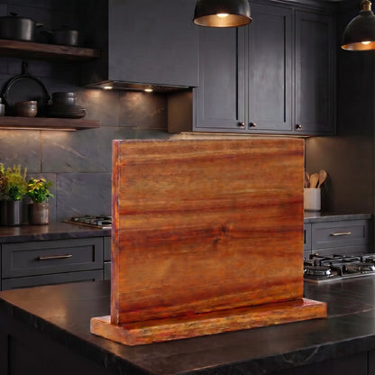 Double-Sided Magnetic Wooden Knife Block