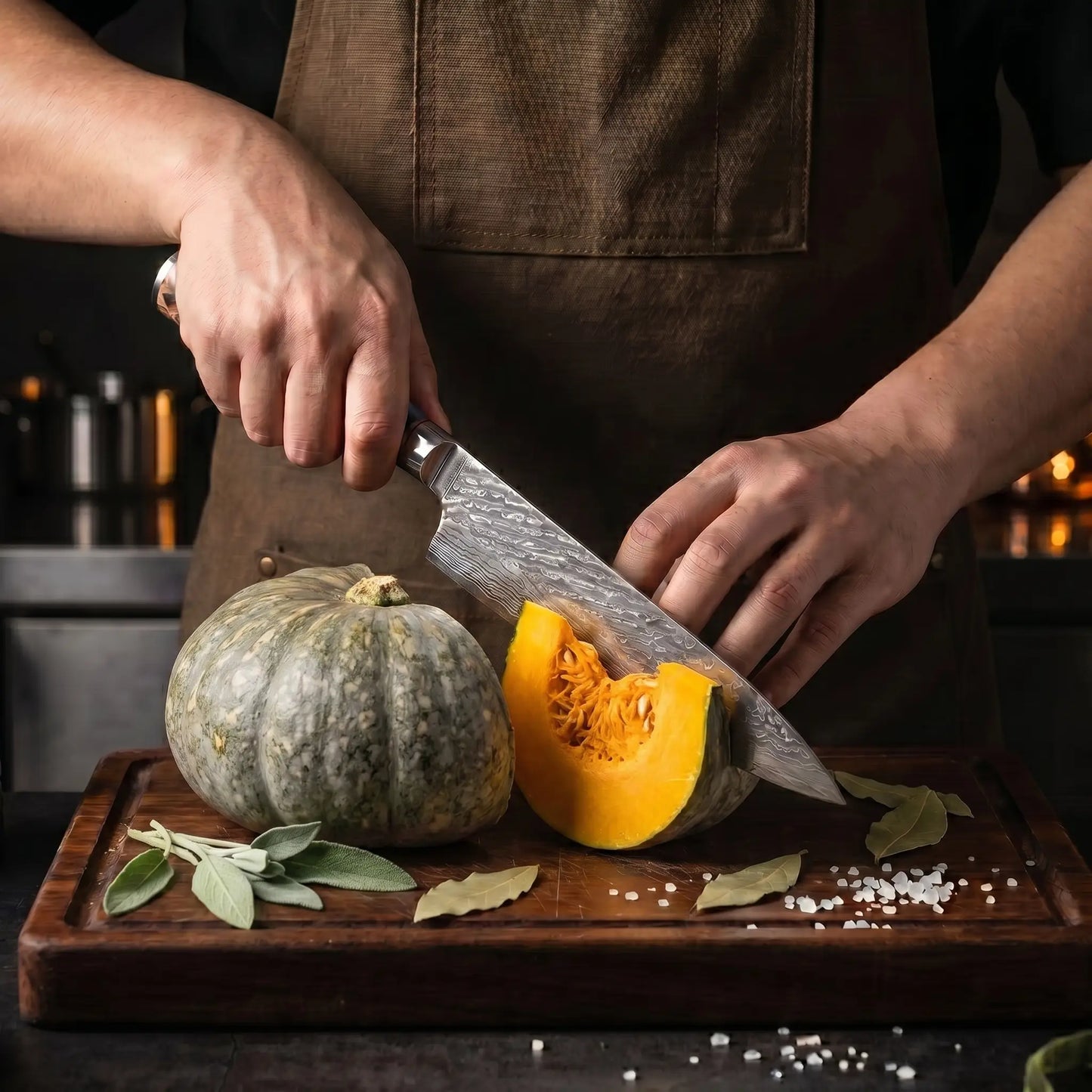 Kaizen Japanese Damascus Steel Knife Set