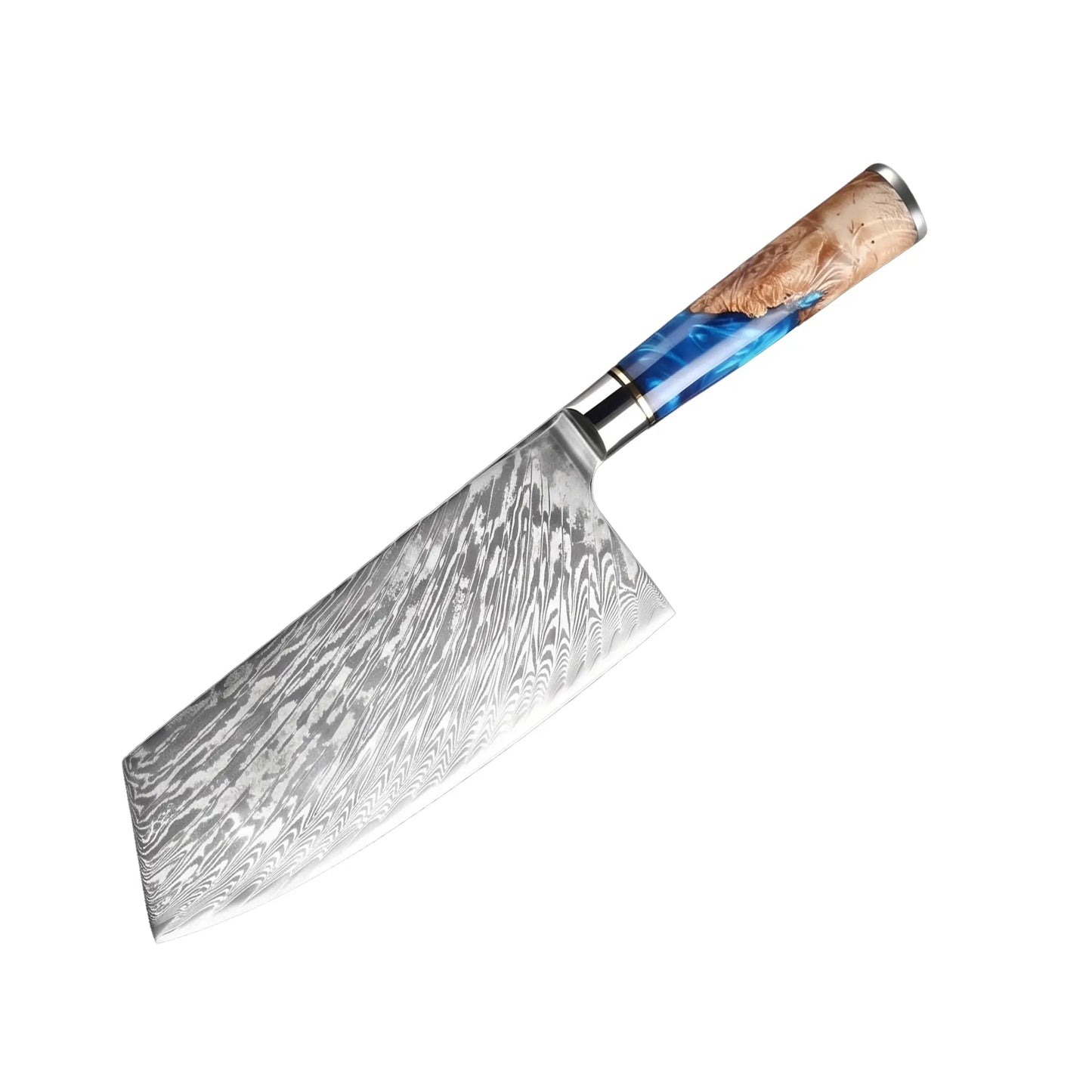 Kaizen Japanese Damascus Steel 7" Cleaver