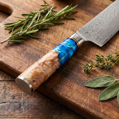 Kaizen Japanese Damascus Steel 8" Chef Knife